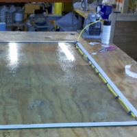 How to laminate carbon fiber to plywood
