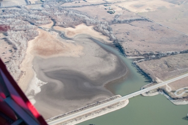 El Dorado Reservoir dries up.